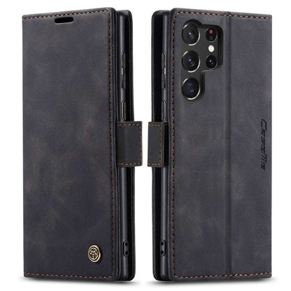 CASEME Handy Tasche für Samsung Galaxy S23 ULTRA Wallet 013 Series Hülle Etui