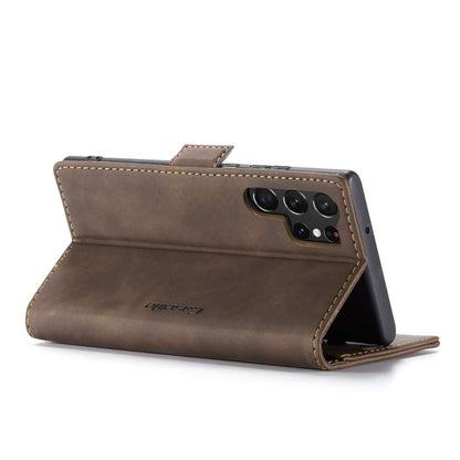CASEME Handy Tasche für Samsung Galaxy S23 ULTRA Wallet 013 Series Hülle Etui