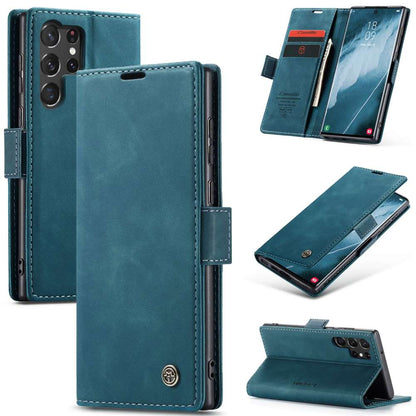 CASEME Handy Tasche für Samsung Galaxy S23 ULTRA Wallet 013 Series Hülle Etui