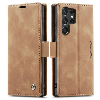 CASEME Handy Tasche für Samsung Galaxy S23 ULTRA Wallet 013 Series Hülle Etui
