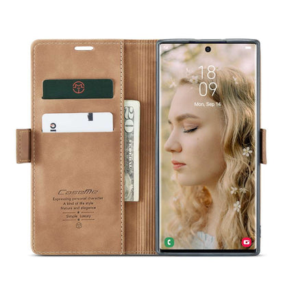 CASEME Handy Tasche für Samsung Galaxy S23 ULTRA Wallet 013 Series Hülle Etui