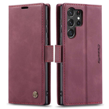 CASEME Handy Tasche für Samsung Galaxy S23 ULTRA Wallet 013 Series Hülle Etui