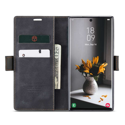 CASEME Handy Tasche für Samsung Galaxy S23 ULTRA Wallet 013 Series Hülle Etui