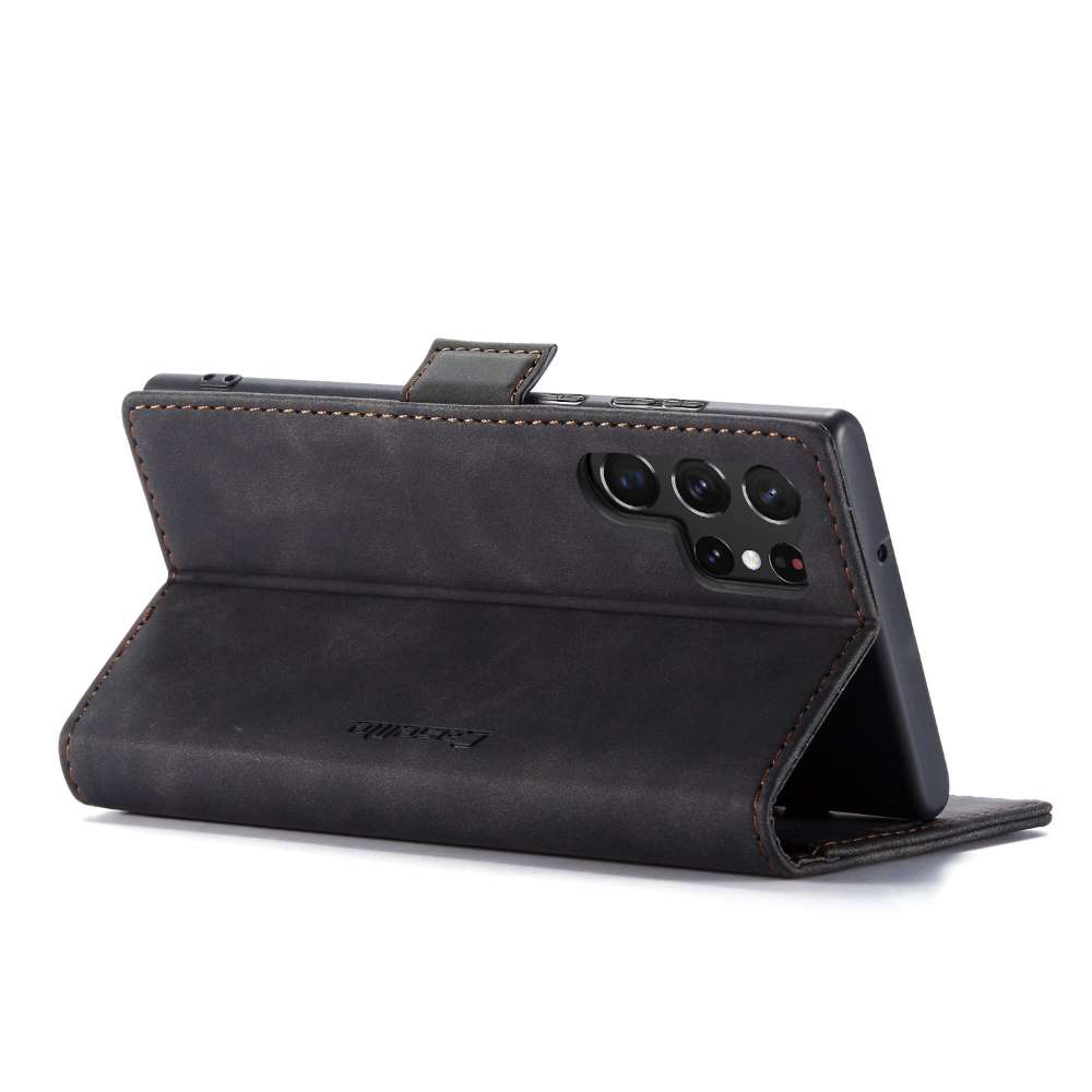 CASEME Handy Tasche für Samsung Galaxy S23 ULTRA Wallet 013 Series Hülle Etui