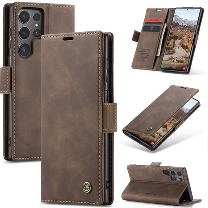 CASEME Handy Tasche für Samsung Galaxy S25 ULTRA Wallet 013 Series Hülle Etui