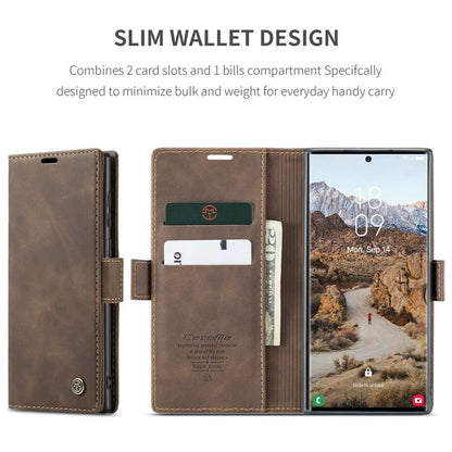 CASEME Handy Tasche für Samsung Galaxy S25 ULTRA Wallet 013 Series Hülle Etui