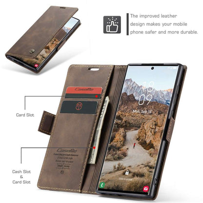 CASEME Handy Tasche für Samsung Galaxy S25 ULTRA Wallet 013 Series Hülle Etui