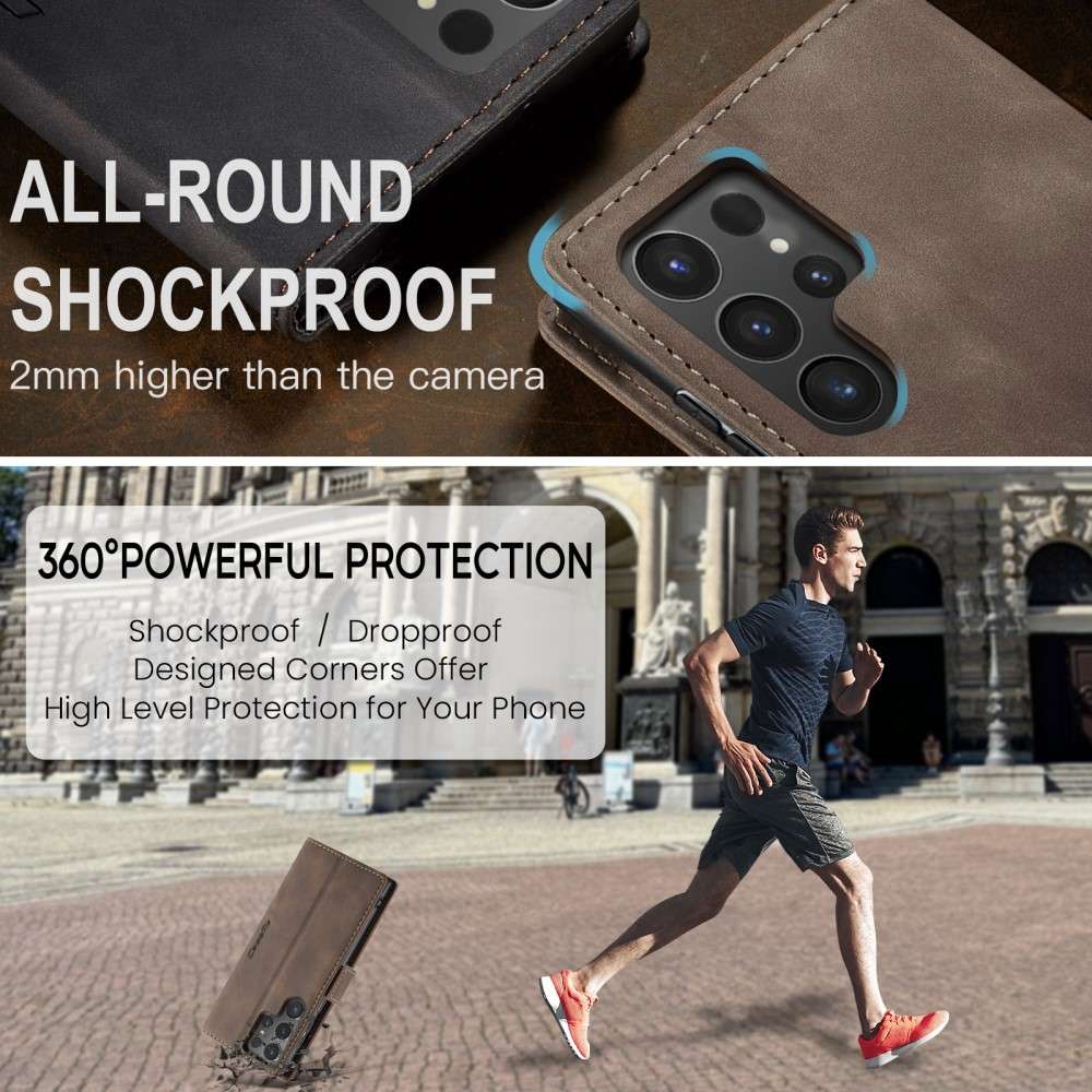 CASEME Handy Tasche für Samsung Galaxy S25 ULTRA Wallet 013 Series Hülle Etui