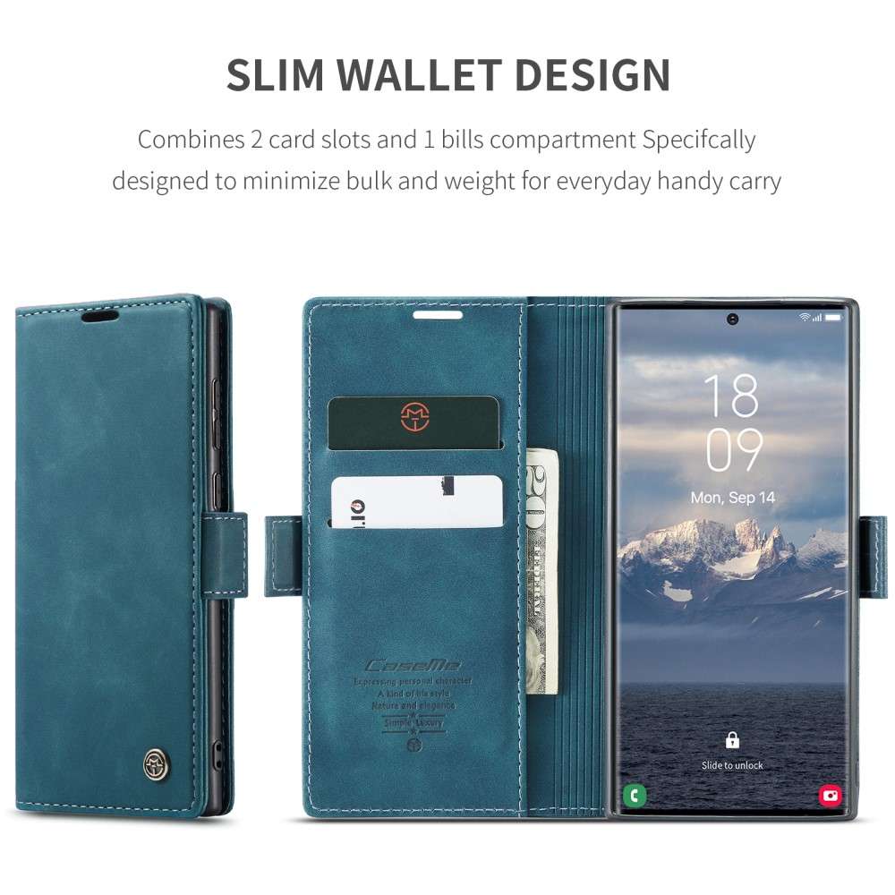 CASEME Handy Tasche für Samsung Galaxy S25 ULTRA Wallet 013 Series Hülle Etui