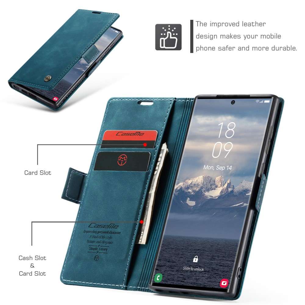 CASEME Handy Tasche für Samsung Galaxy S25 ULTRA Wallet 013 Series Hülle Etui
