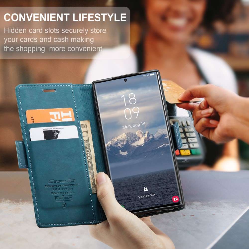 CASEME Handy Tasche für Samsung Galaxy S25 ULTRA Wallet 013 Series Hülle Etui