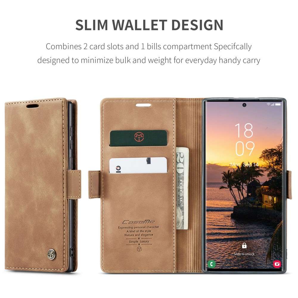 CASEME Handy Tasche für Samsung Galaxy S25 ULTRA Wallet 013 Series Hülle Etui