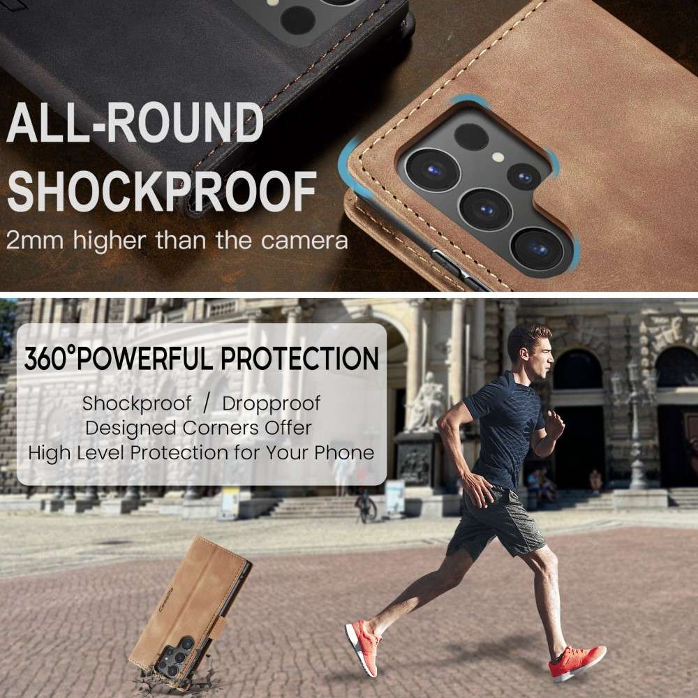 CASEME Handy Tasche für Samsung Galaxy S25 ULTRA Wallet 013 Series Hülle Etui