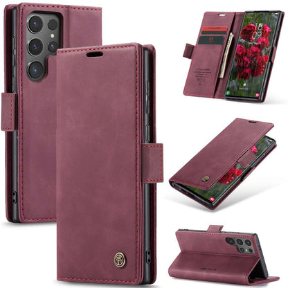 CASEME Handy Tasche für Samsung Galaxy S25 ULTRA Wallet 013 Series Hülle Etui