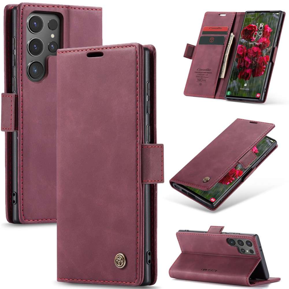 CASEME Handy Tasche für Samsung Galaxy S25 ULTRA Wallet 013 Series Hülle Etui