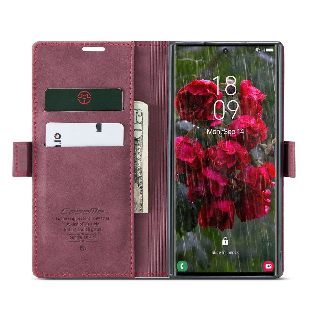 CASEME Handy Tasche für Samsung Galaxy S25 ULTRA Wallet 013 Series Hülle Etui