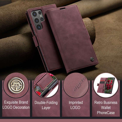 CASEME Handy Tasche für Samsung Galaxy S25 ULTRA Wallet 013 Series Hülle Etui