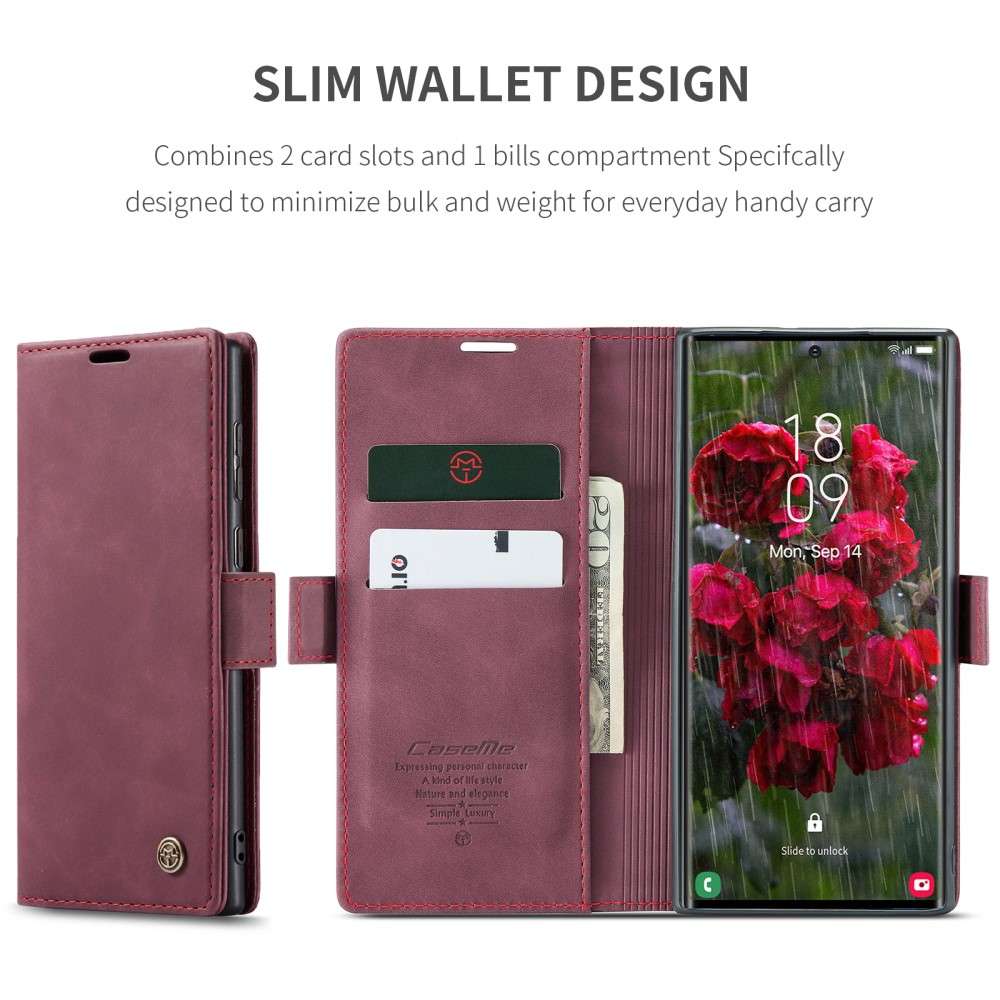 CASEME Handy Tasche für Samsung Galaxy S25 ULTRA Wallet 013 Series Hülle Etui