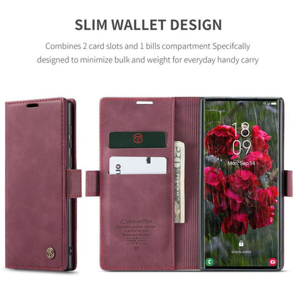 CASEME Handy Tasche für Samsung Galaxy S25 ULTRA Wallet 013 Series Hülle Etui