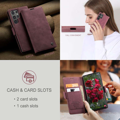 CASEME Handy Tasche für Samsung Galaxy S25 ULTRA Wallet 013 Series Hülle Etui