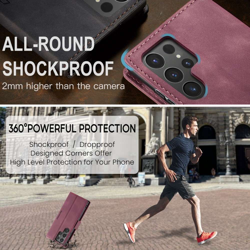 CASEME Handy Tasche für Samsung Galaxy S25 ULTRA Wallet 013 Series Hülle Etui