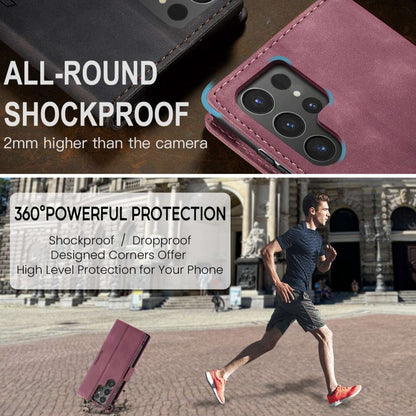 CASEME Handy Tasche für Samsung Galaxy S25 ULTRA Wallet 013 Series Hülle Etui