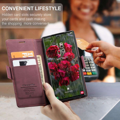 CASEME Handy Tasche für Samsung Galaxy S25 ULTRA Wallet 013 Series Hülle Etui