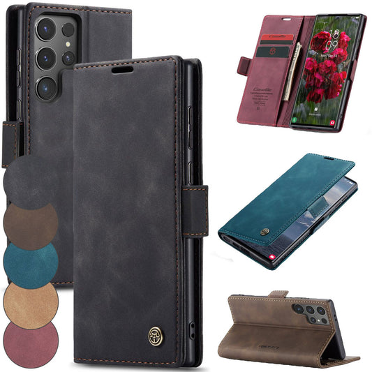 CASEME Handy Tasche für Samsung Galaxy S25 ULTRA Wallet 013 Series Hülle Etui