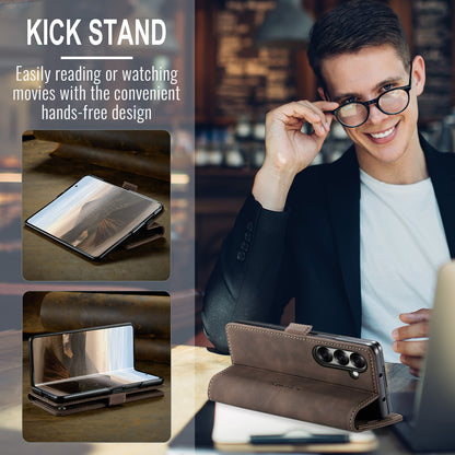CASEME Handy Tasche für Samsung Galaxy Z Fold7 Wallet 013 Series Hülle Etui