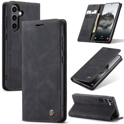CASEME Handy Tasche für Samsung Galaxy S24 FE Wallet 013 Series Hülle Klapp Etui