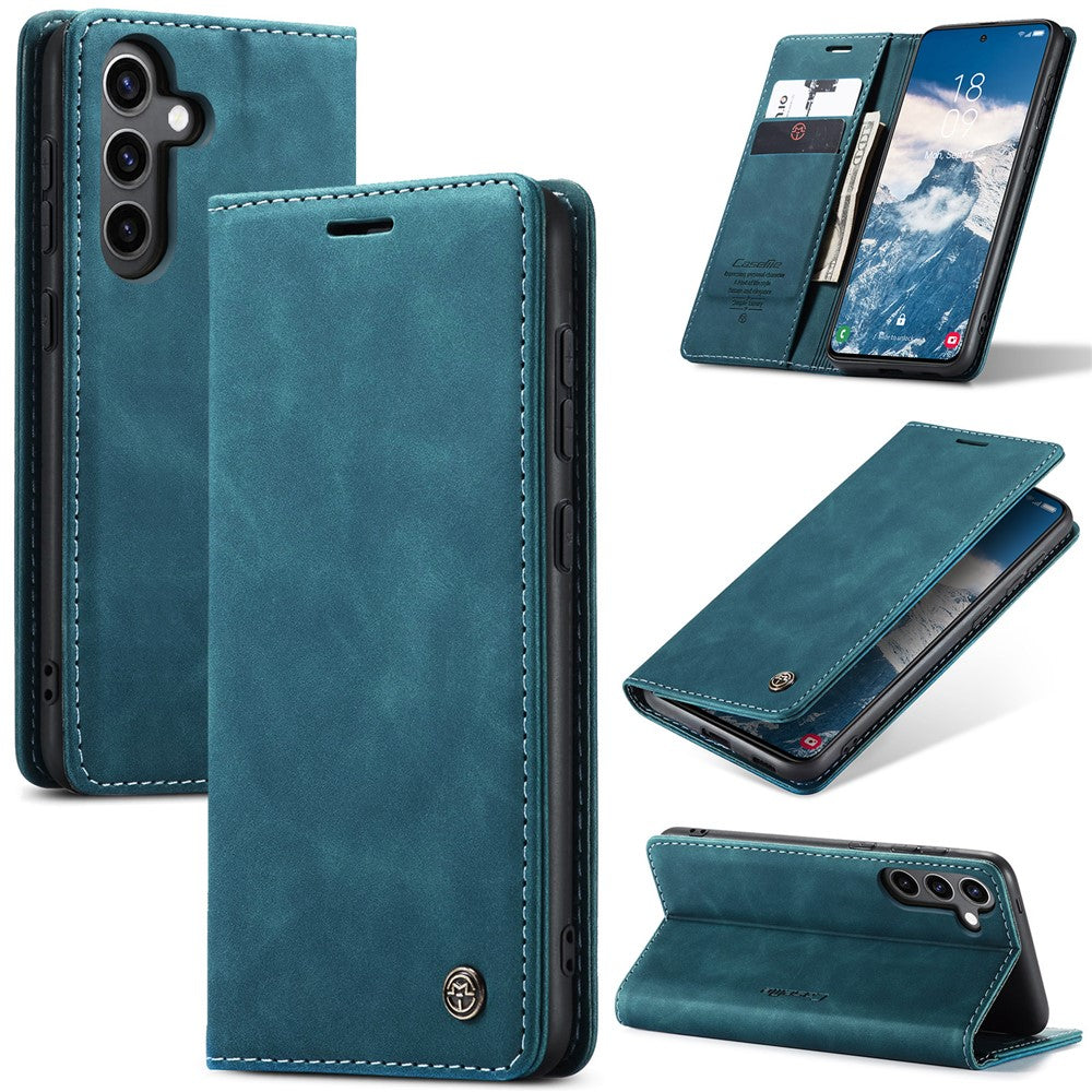 CASEME Handy Tasche für Samsung Galaxy S24 FE Wallet 013 Series Hülle Klapp Etui