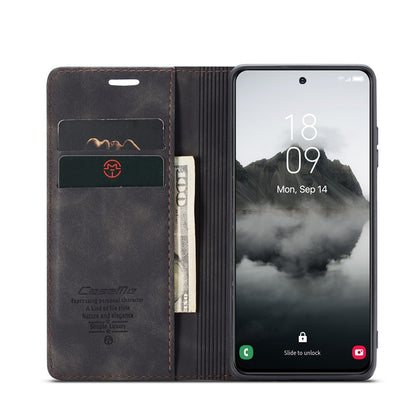 CASEME Handy Tasche für Samsung Galaxy S24 FE Wallet 013 Series Hülle Klapp Etui