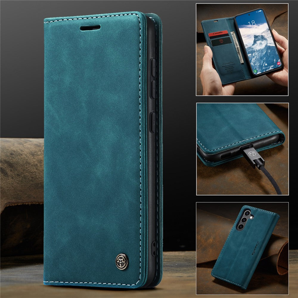 CASEME Handy Tasche für Samsung Galaxy S24 FE Wallet 013 Series Hülle Klapp Etui