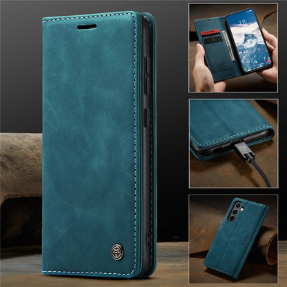 CASEME Handy Tasche für Samsung Galaxy S24 FE Wallet 013 Series Hülle Klapp Etui