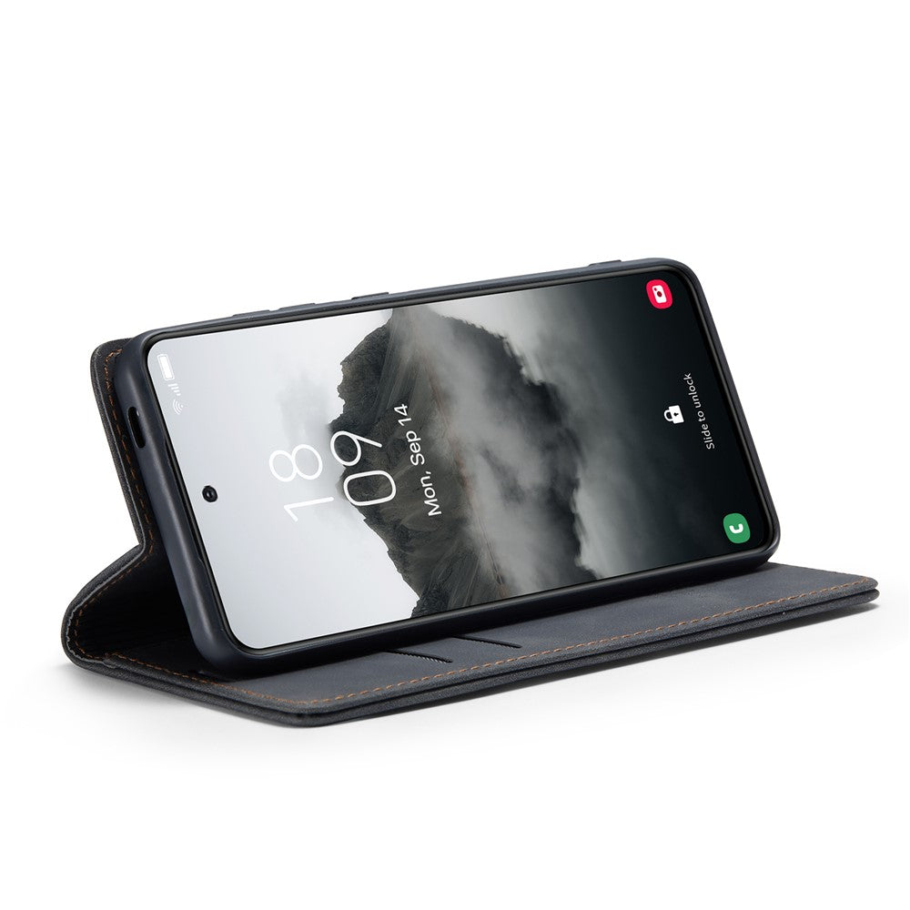 CASEME Handy Tasche für Samsung Galaxy S24 FE Wallet 013 Series Hülle Klapp Etui