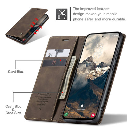CASEME Handy Tasche für Samsung Galaxy S25 EDGE Wallet 013 Series Hülle Etui