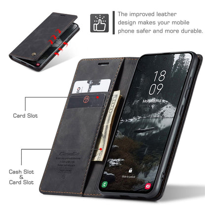 CASEME Handy Tasche für Samsung Galaxy S25 EDGE Wallet 013 Series Hülle Etui