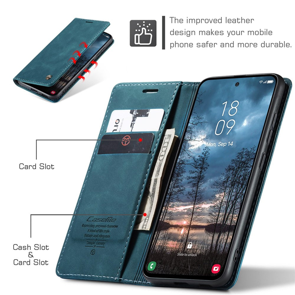 CASEME Handy Tasche für Samsung Galaxy S25 EDGE Wallet 013 Series Hülle Etui