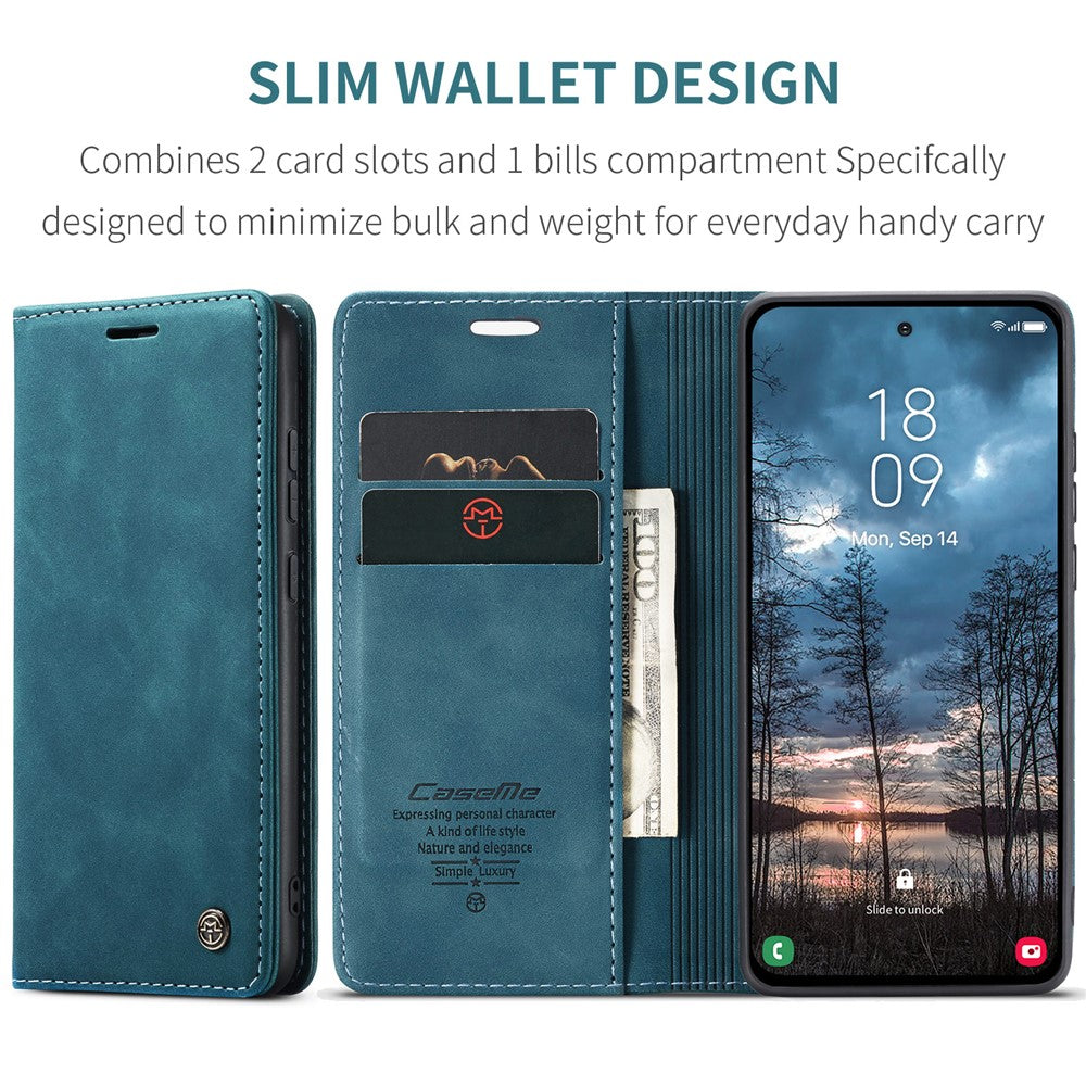 CASEME Handy Tasche für Samsung Galaxy S25 EDGE Wallet 013 Series Hülle Etui