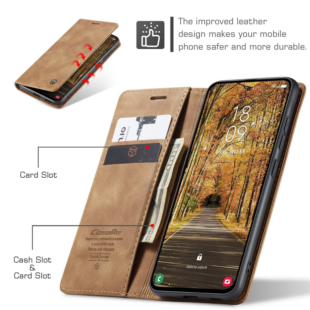 CASEME Handy Tasche für Samsung Galaxy S25 EDGE Wallet 013 Series Hülle Etui