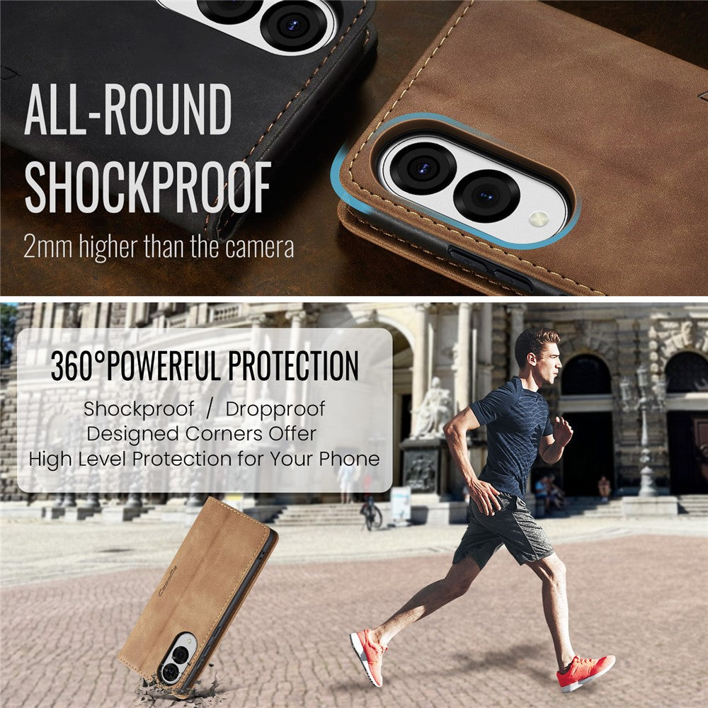 CASEME Handy Tasche für Samsung Galaxy S25 EDGE Wallet 013 Series Hülle Etui