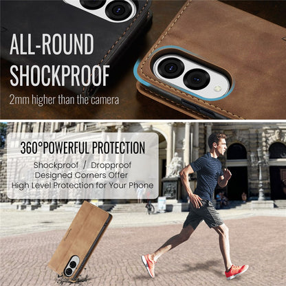 CASEME Handy Tasche für Samsung Galaxy S25 EDGE Wallet 013 Series Hülle Etui