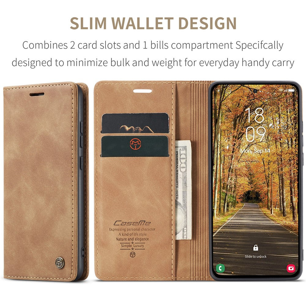 CASEME Handy Tasche für Samsung Galaxy S25 EDGE Wallet 013 Series Hülle Etui