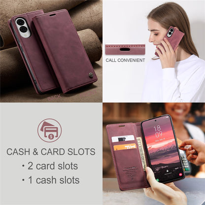 CASEME Handy Tasche für Samsung Galaxy S25 EDGE Wallet 013 Series Hülle Etui