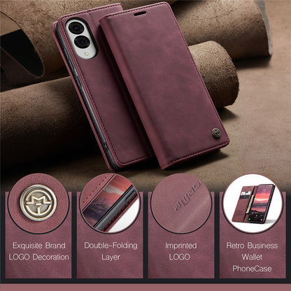 CASEME Handy Tasche für Samsung Galaxy S25 EDGE Wallet 013 Series Hülle Etui