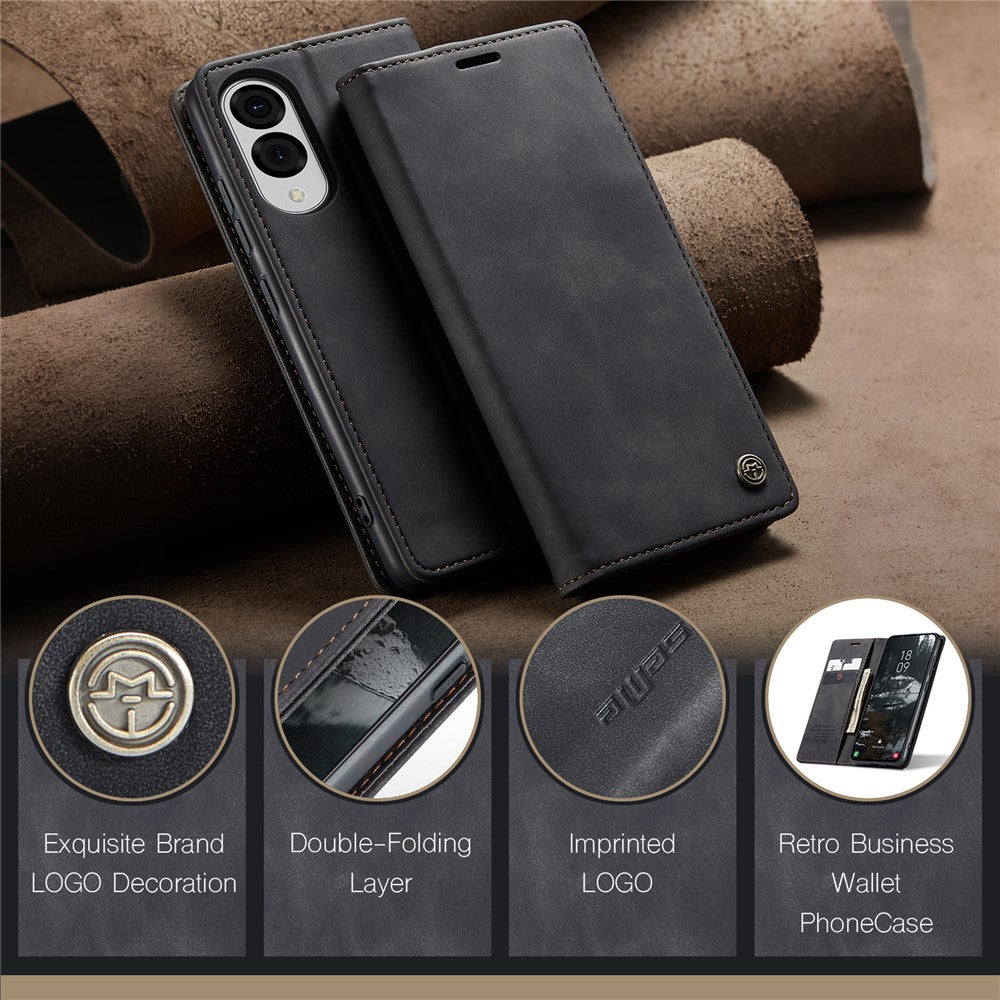 CASEME Handy Tasche für Samsung Galaxy S25 EDGE Wallet 013 Series Hülle Etui