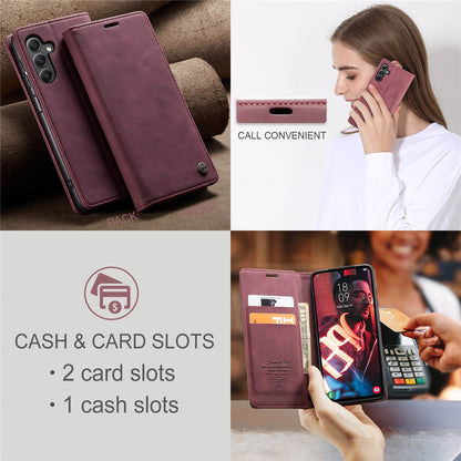 CASEME Handy Tasche für Samsung Galaxy A16 Wallet 013 Series Hülle Klapp Etui