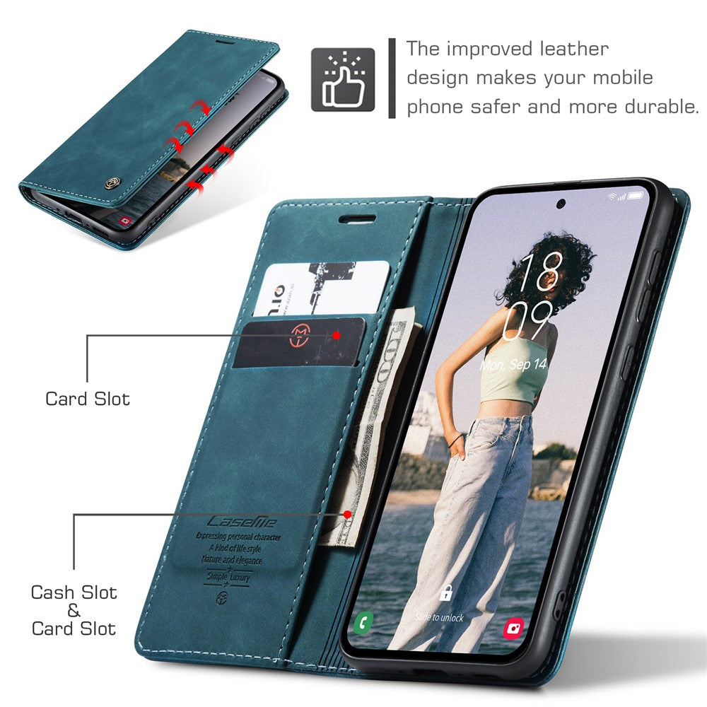 CASEME Handy Tasche für Samsung Galaxy A36 Wallet 013 Series Hülle Klapp Etui