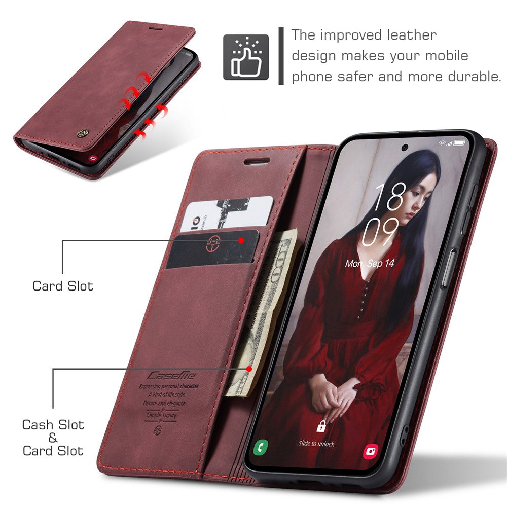 CASEME Handy Tasche für Samsung Galaxy A36 Wallet 013 Series Hülle Klapp Etui