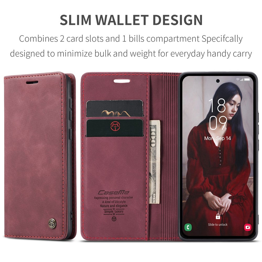 CASEME Handy Tasche für Samsung Galaxy A36 Wallet 013 Series Hülle Klapp Etui